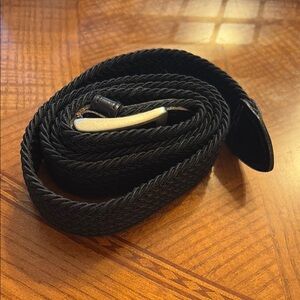 Dockers Black Braided Men's Belt
